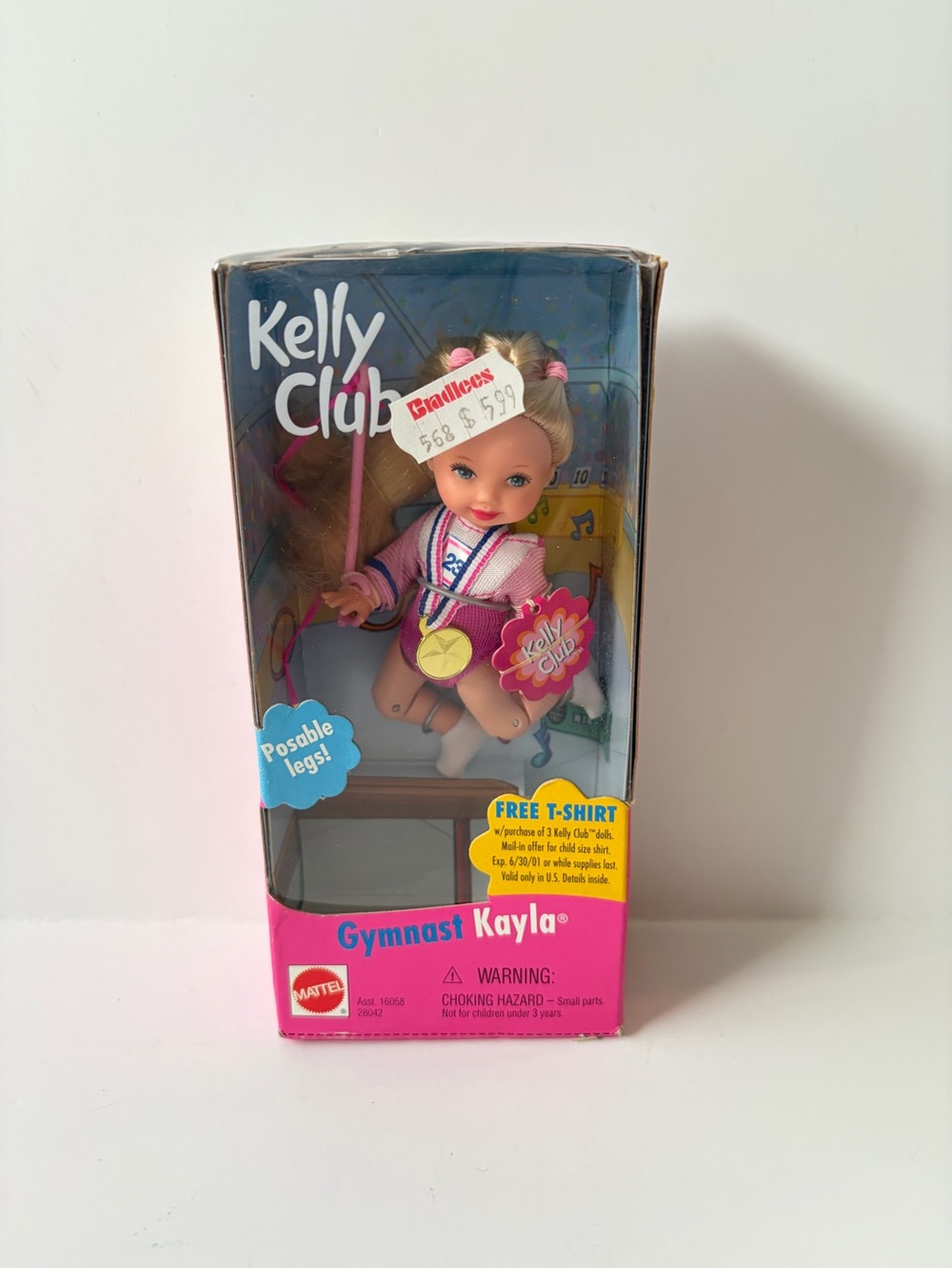NIB Barbie Kelly Club Gymnast Kayla Doll